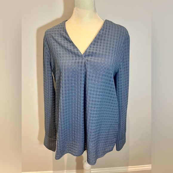 Banana Republic Tops - Banana Republic Dusty Light Blue Long Sleeve Blouse Size Small